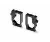 ALU RADIO PLATE MOUNT - BLACK - SWISS 7075 T6 (2)