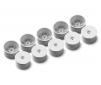 2WD/4WD REAR WHEEL AERODISK WITH 12MM HEX IFMAR - WHITE (10)