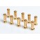 5MM GOLD CONNECTORS - WORKSTEAM - 18MM LENGTH (10 PCS.)