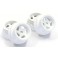 Mini-Z Buggy Optima White Wheel Set (4)