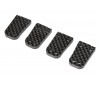 Rear Hub, C Plate, Carbon: 8X, 8XE 2.0