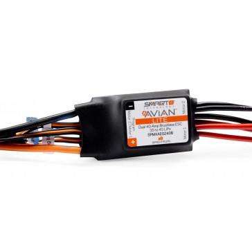Avian 40-Amp Dual Smart Lite BL ESC: 3S-4S IC3