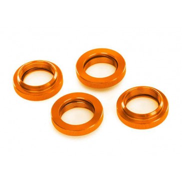 Spring retainer (adjuster), orange-anodized aluminum, GTX shocks (4)