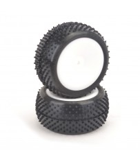 Mezzo Tyre Rear - Silver - Pre-Glued - pr