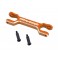 Drag link, 6061-T6 aluminum (orange-anodized)