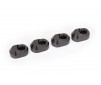 Suspension pin retainer, 6061-T6 aluminum (gray-anodized) (4)