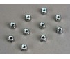 Nuts, 4mm nylon locking (10)