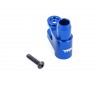 Servo horn, steering, 6061-T6 aluminum (blue-anodized)