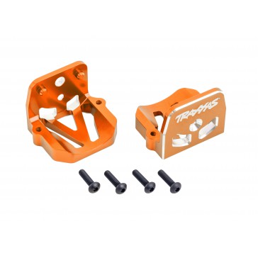 Motor mounts, 6061-T6 aluminum (orange-anodized) (front & rear)