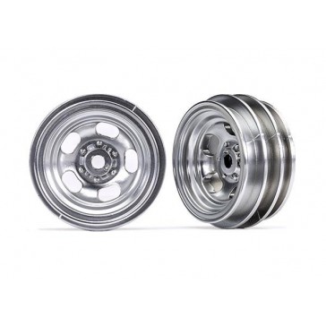Wheels, 1.0' (satin chrome) (2)