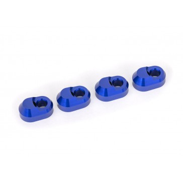 Suspension pin retainer, 6061-T6 aluminum (blue-anodized) (4)