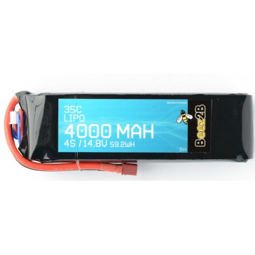 Batterie Lipo 4S 14.8v 4000mAh 35C (34 x 46 x 144mm - 433g)