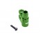 Servo horn, steering, 6061-T6 aluminum (green-anodized)