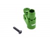 Servo horn, steering, 6061-T6 aluminum (green-anodized)