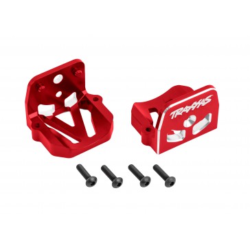 Motor mounts, 6061-T6 aluminum (red-anodized) (front & rear)