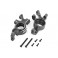 Steering blocks, 6061-T6 aluminum (gray-anodized), left & right