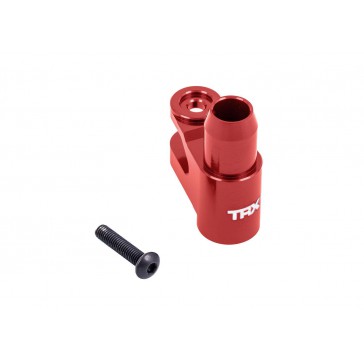 Servo horn, steering, 6061-T6 aluminum (red-anodized)