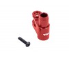 Servo horn, steering, 6061-T6 aluminum (red-anodized)