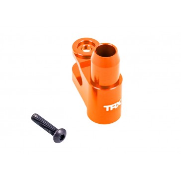 Servo horn, steering, 6061-T6 aluminum (orange-anodized)