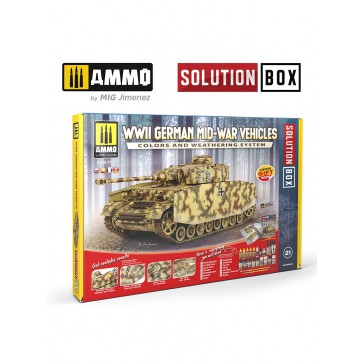 SOLUTION BOX n°19 WWII GERMAN MID-WAR VEHICLES