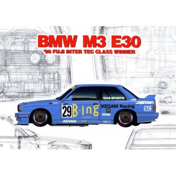 1/24 BMW M3 E30 GR.A 1990 INTERTEC CLASS FISCO n°29