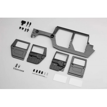 1/12 Hummer H1 - Right door set (black)