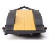 SCX24 Flat Bed Vehicle Trailer with LED Taillights:1/24th