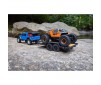 SCX24 Flat Bed Vehicle Trailer with LED Taillights:1/24th