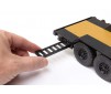 SCX24 Flat Bed Vehicle Trailer with LED Taillights:1/24th