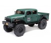 SCX24 40's 4 Door Dodge Power Wagon, Green: 1/24 4WD-RTR