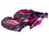 Body, Slash 2WD (also fits Slash VXL & 4X4), pink & purple (painted,)