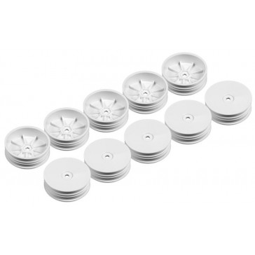 2WD FRONT SLIM WHEEL AERODISK WITH NARROW OFFSET - WHITE (10)