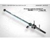 XT2 REAR DRIVE SHAFT 95MM WITH 2.5MM PIN - HUDY SPRING STEEL