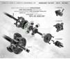 GEAR DIFFERENTIAL 1/12 PAN CAR - SET