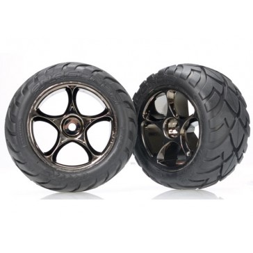 Tires & wheels, assembled (Tracer 2.2 black chrome wheels, A