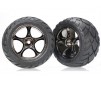 Tires & wheels, assembled (Tracer 2.2 black chrome wheels, A