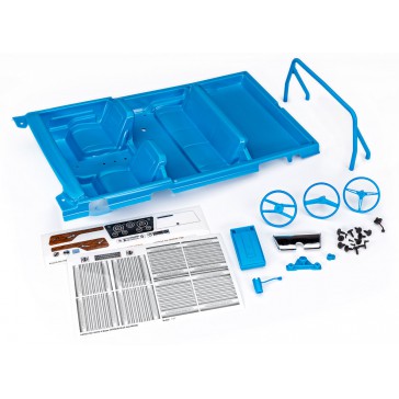 Interior, Chevrolet Blazer (1969 -1972) (blue) (requires 9128 body c