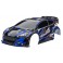 Body, Ford Fiesta ST Rally Brushless, blue painted, decals applied)