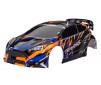 Body, Ford Fiesta ST Rally VXL, orange (painted, decals applied)