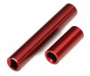 Driveshafts, center, female, 6061-T6 alum. (red) front & rear