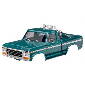 Body, Ford F-150 Truck (1979), complete, green (includes grille, side