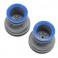 MT Wheel, Blue Beadlock, Lt Grey(2): Mini LMT