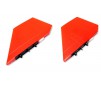 Fin Set. Red, High Visibility: SR-71 Twin 40mm EDF