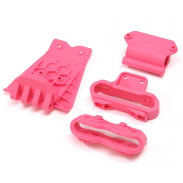 Lower Skid And Bumper Mount Set - Pink