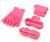 Lower Skid And Bumper Mount Set - Pink