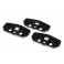 Skid Plate Set, Adj Chassis, Aluminum: 8X 2.0