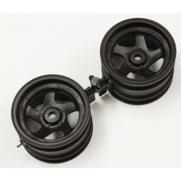 Wheel 5 spokes 43mm Optima (2) Black