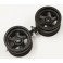 Wheel 5 spokes 43mm Optima (2) Black