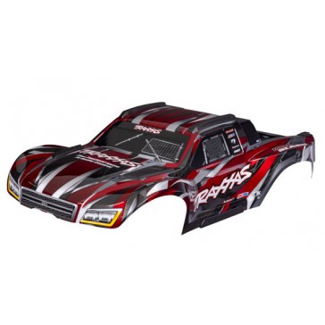 Body, Maxx Slash, red (painted)/ decal sheet (assembled with body sup