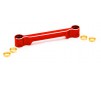 Draglink, steering, 6061-T6 aluminum (red-anodized)